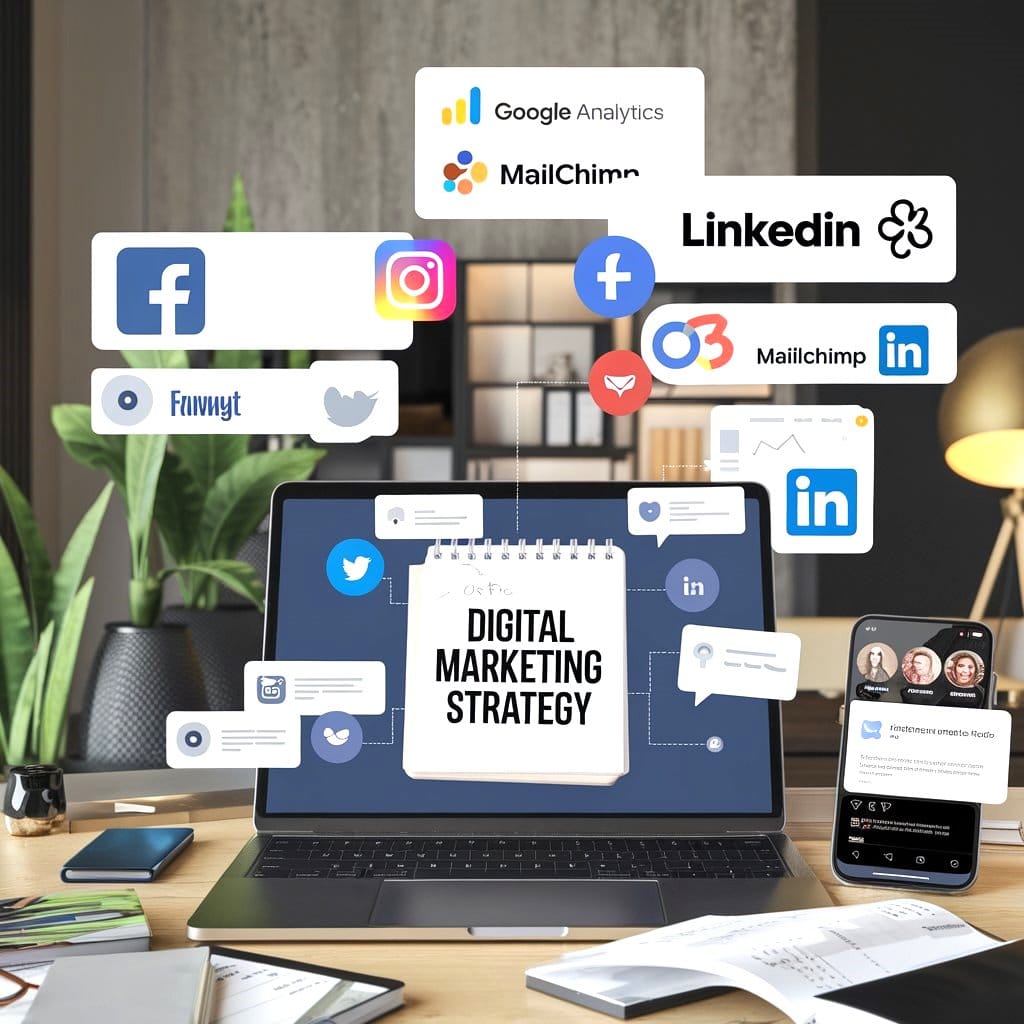 Digital Messaging Examples Basics of digital marketing, its types, examples, and benefits.